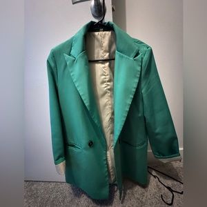 Kelly green very very gently worn blazer in new condition